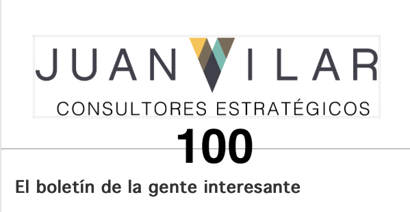 100 NEWSLETTER ACOMPAÑANDO A MÁS DE 15 MIL PERSONAS DE LOS 5 CONTINETES